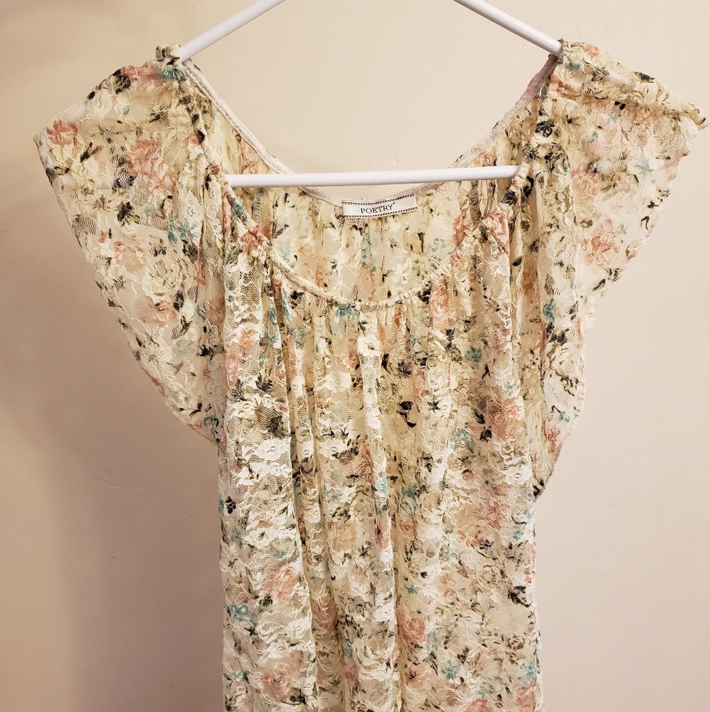 Flowery Summer Blouse